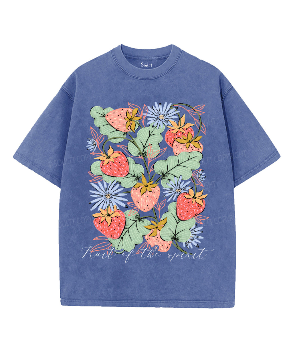 Fruit Of The Spirit Unisex Washed Christian T-shirt Style002 Hoodie, Sweatshirt | CiraTrend.com (Image 3)