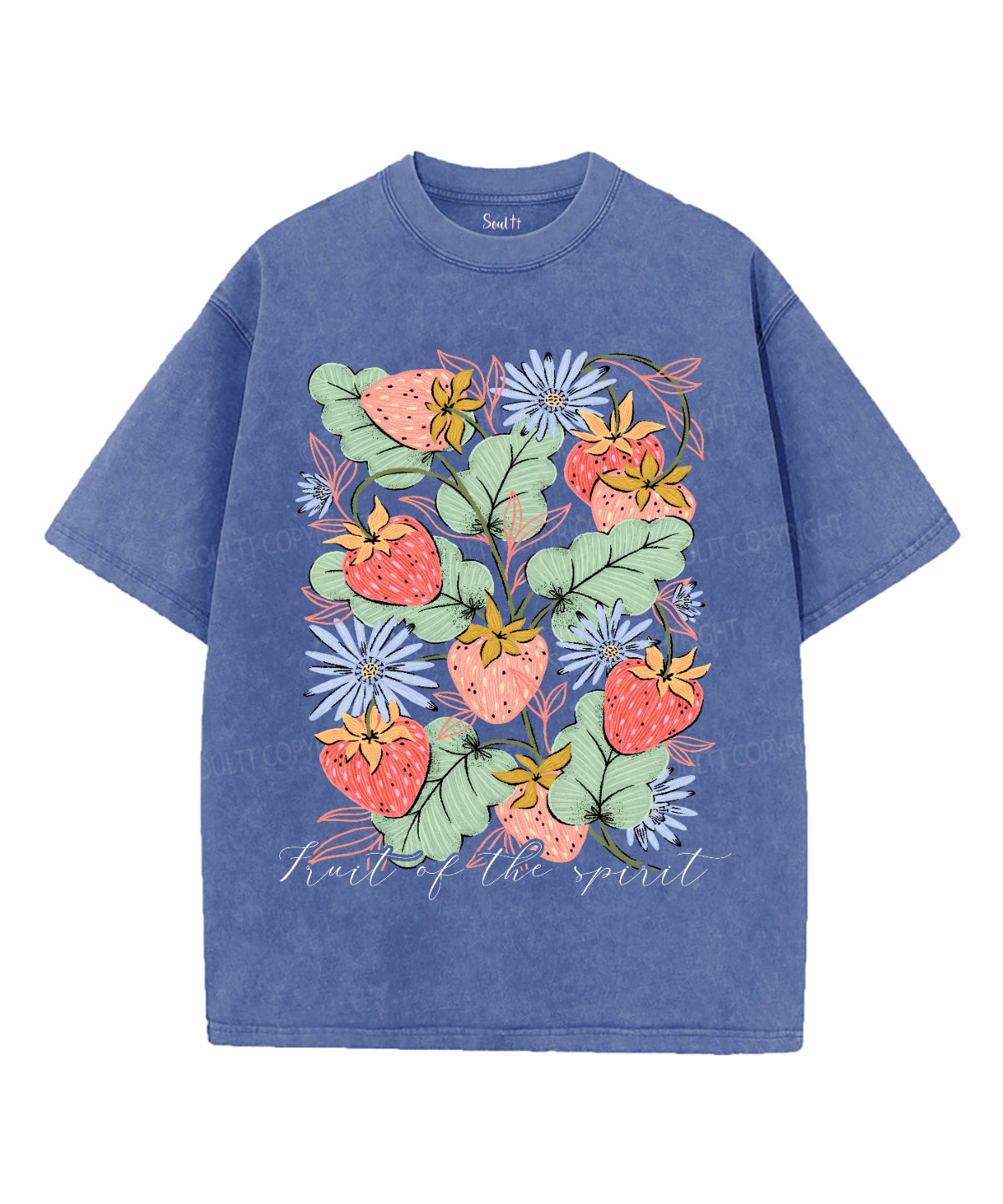 Fruit Of The Spirit Unisex Washed Christian T-shirt Style002 Hoodie, Sweatshirt | CiraTrend.com (Image 3)