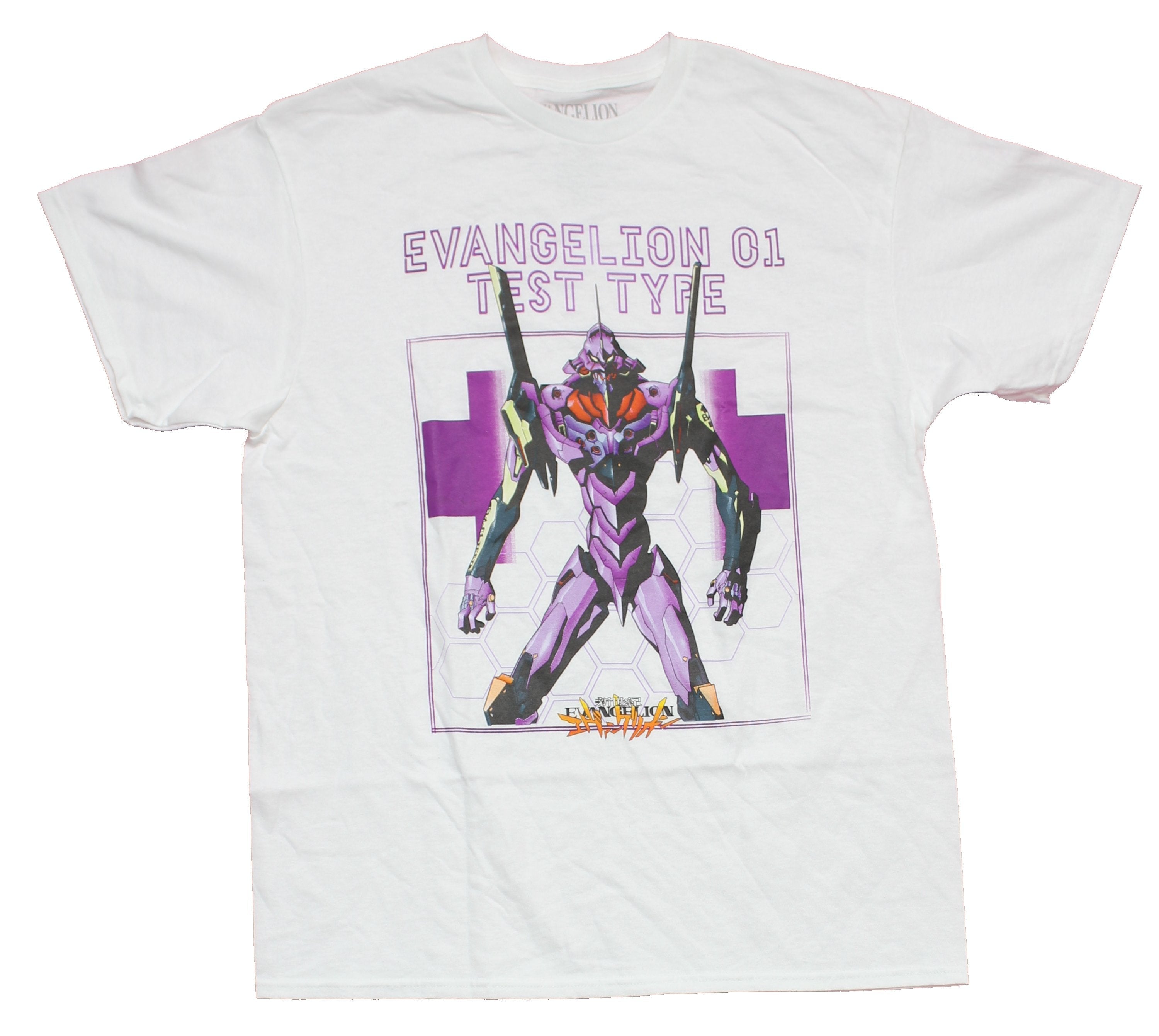 Evangelion Mens T-Shirt - Evangelion 01 - Test Type  Menacing Pose Image Hoodie, Sweatshirt | CiraTrend.com