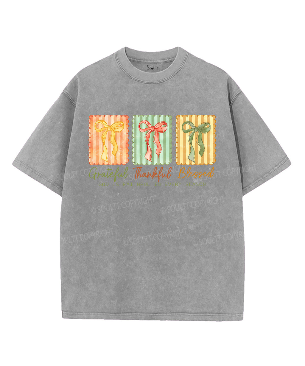 God Is Faithful In Every Season Unisex Washed Christian T-shirt Hoodie, Sweatshirt | CiraTrend.com (Image 5)