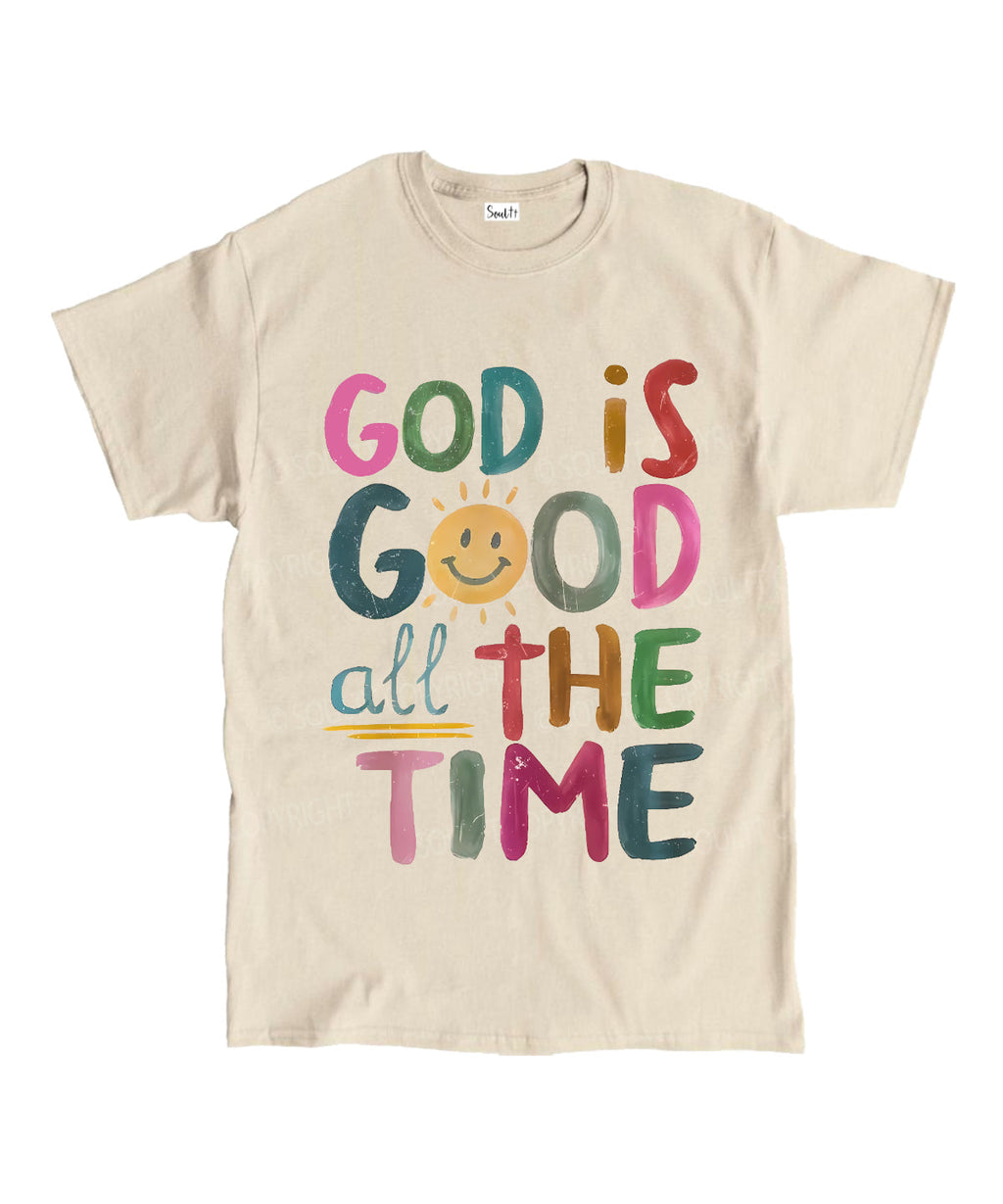 God Is Good All The Time Unisex Cotton Christian T-Shirt Hoodie, Sweatshirt | CiraTrend.com (Image 4)