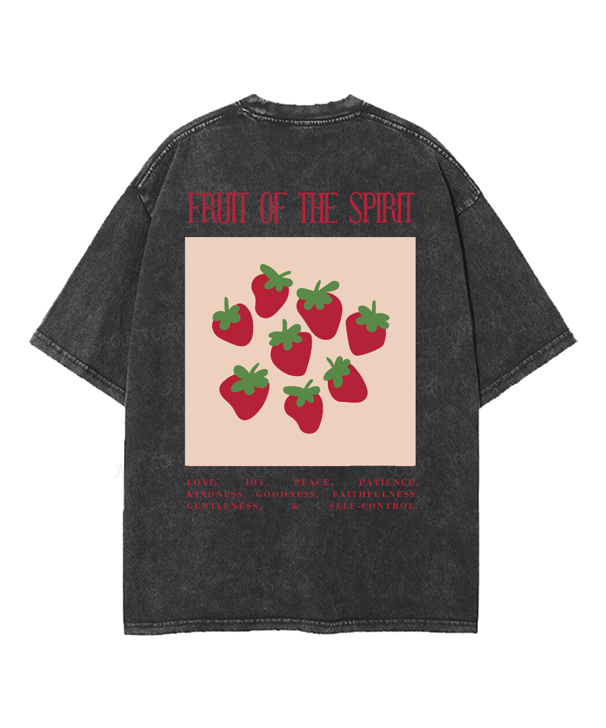 Fruit Of The Spirit Double Sided Washed Christian T-shirt Style002 Hoodie, Sweatshirt | CiraTrend.com (Image 4)