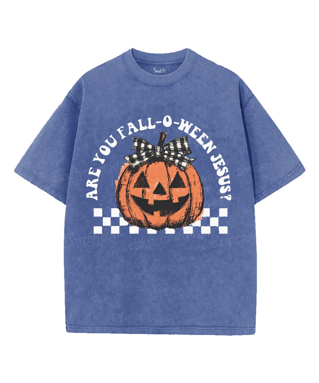 Halloween Pumpkin Unisex Washed Christian T-shirt Hoodie, Sweatshirt | CiraTrend.com (Image 5)