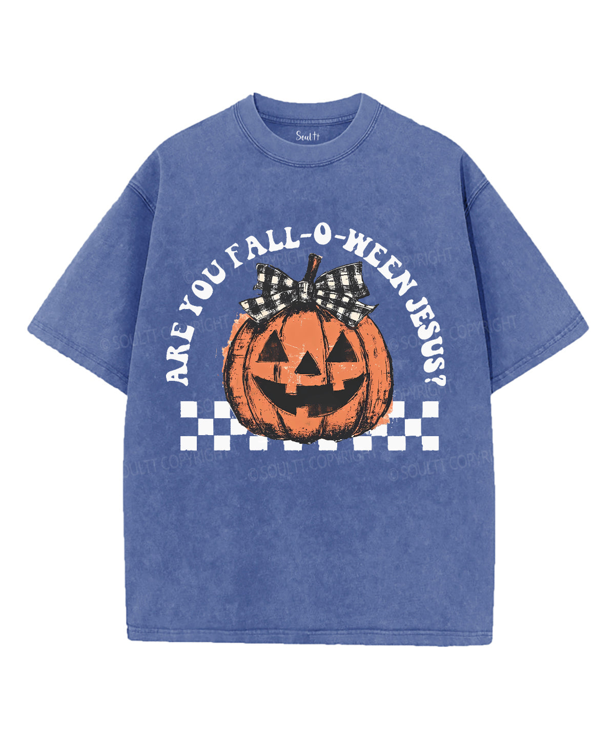 Halloween Pumpkin Unisex Washed Christian T-shirt Hoodie, Sweatshirt | CiraTrend.com (Image 5)