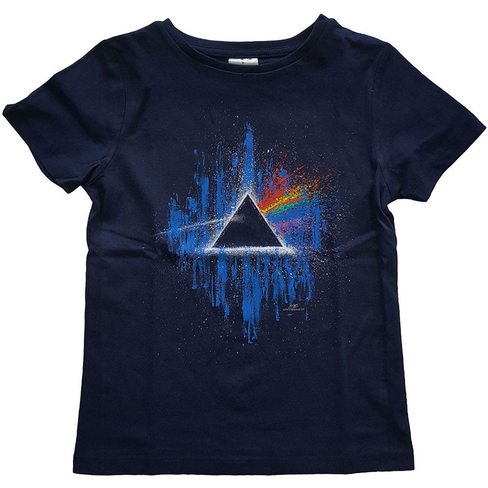 Dark Side of The Moon Blue Splatter Kids Tee Childrens T-shirt Hoodie, Sweatshirt | CiraTrend.com