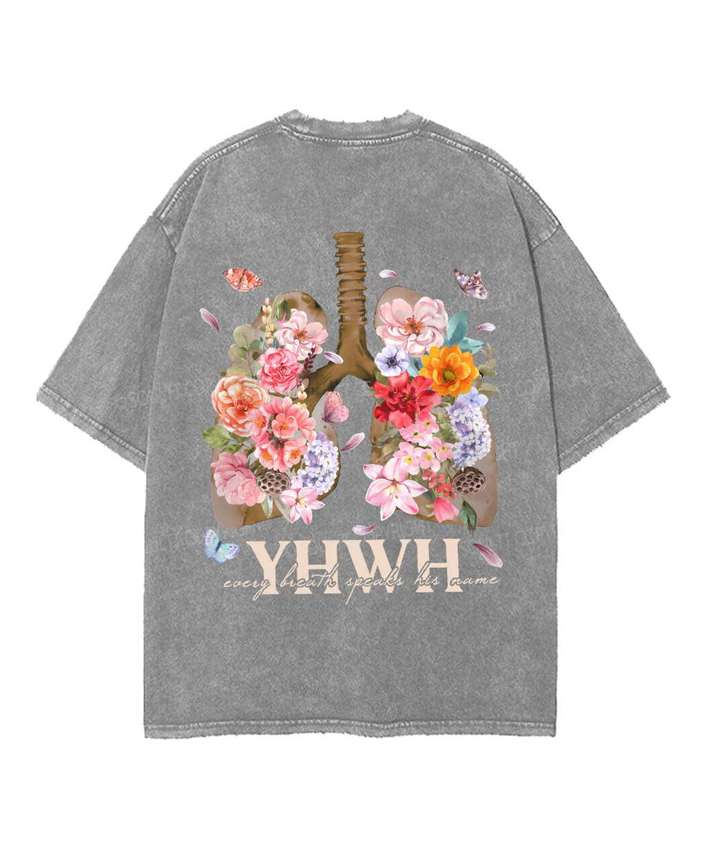 Every Breath Speaks His Name Double Sided Washed Christian Style003 T-Shirts, Hoodie, Sweatshirt