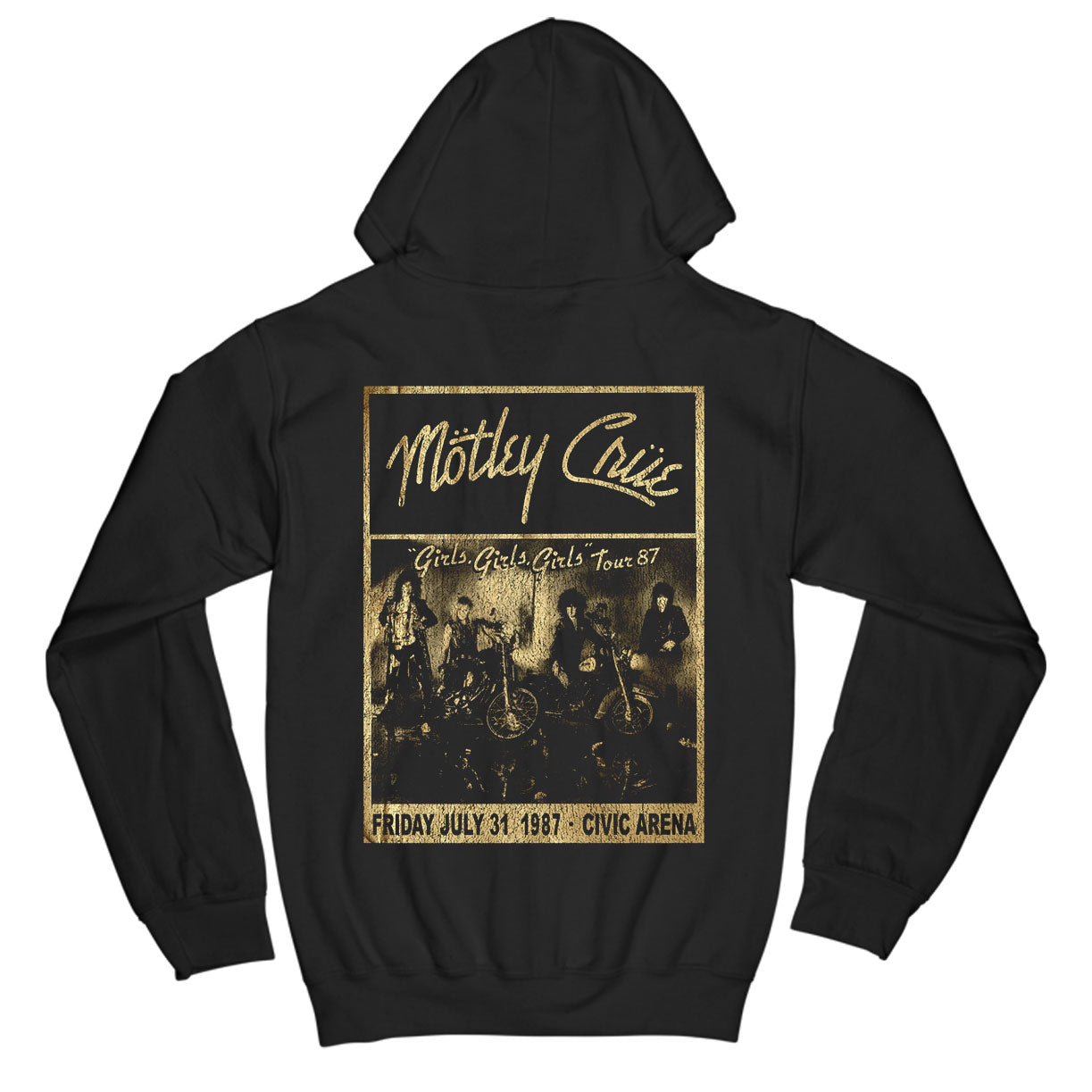 Civic Arena 1987 Flyer Zippered Hoodie Zippered Hooded Sweatshirt T-Shirts | CiraTrend.com (Image 2)