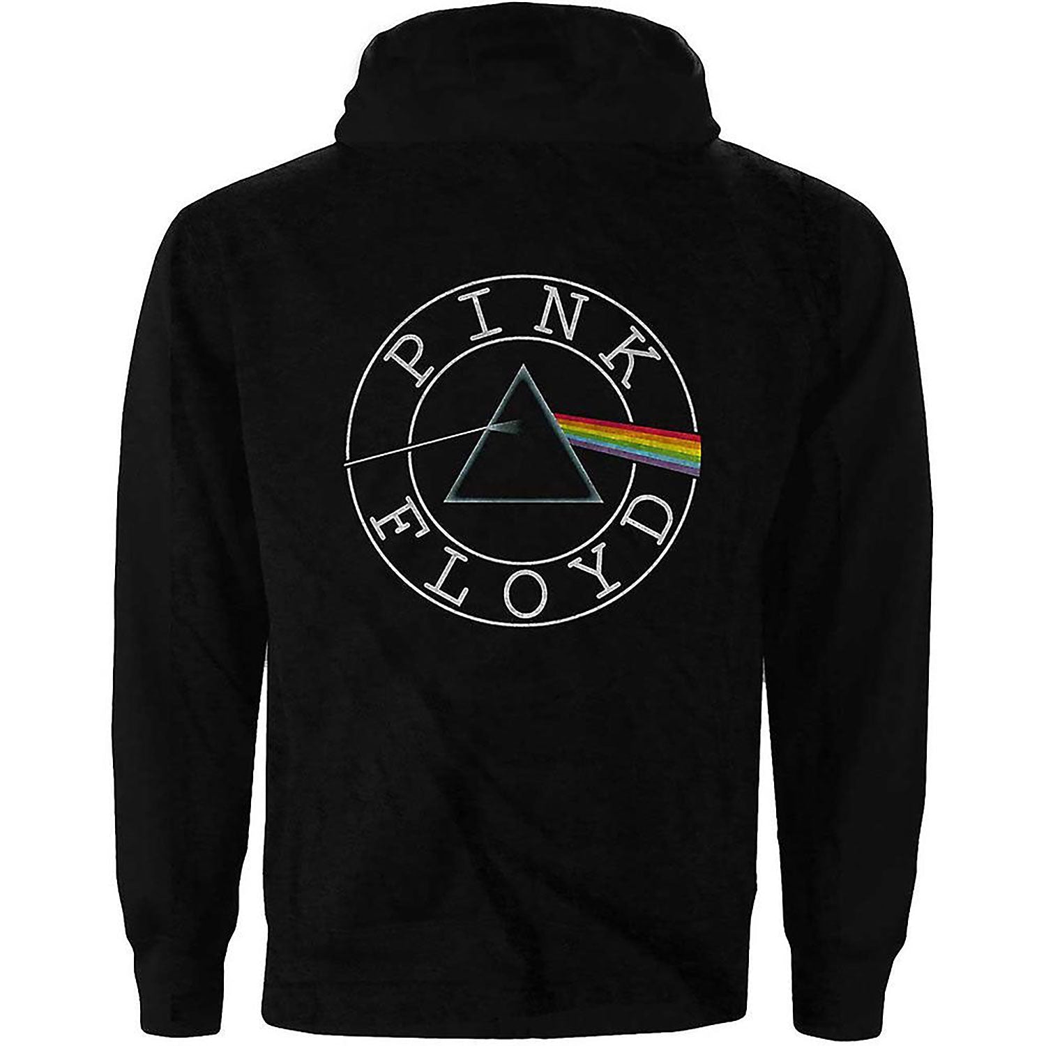 Circle Logo (Back Print) Ladies Zipped Hoodie Junior Top T-Shirts, Sweatshirt | CiraTrend.com (Image 2)