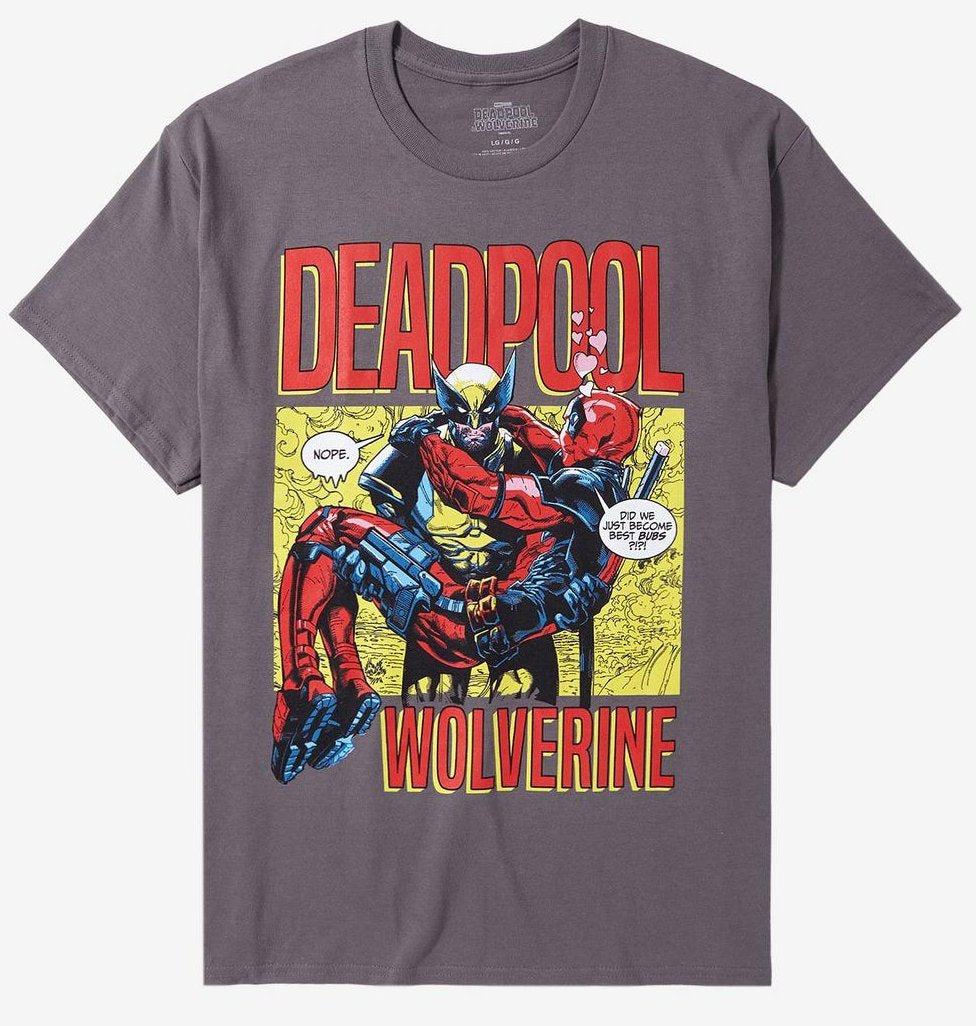 Deadpool & Wolverine Mens T-Shirt -  Did we Just Become Best Buds Holding Pose Hoodie, Sweatshirt | CiraTrend.com