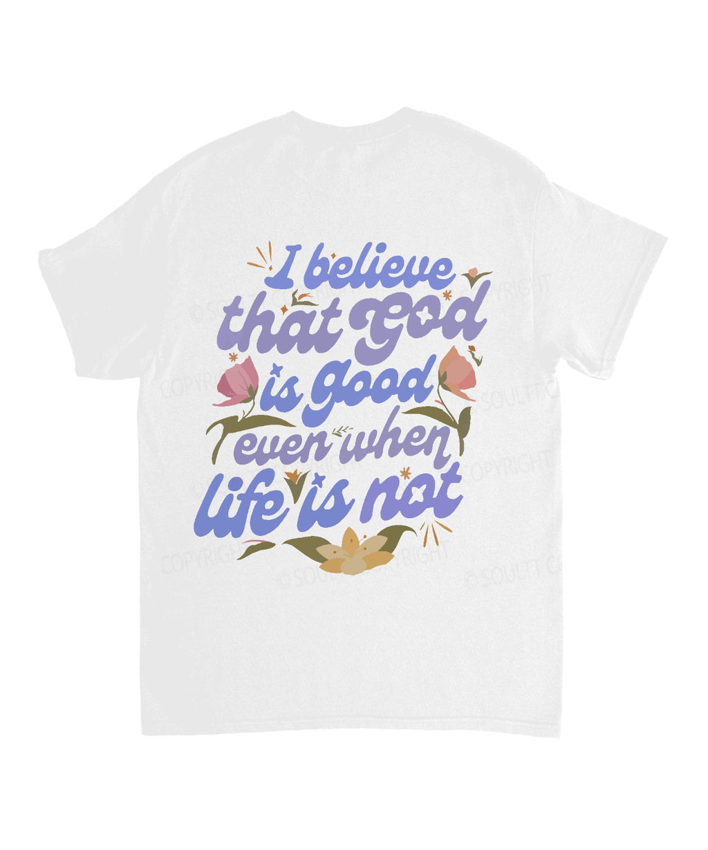 God Is Good Double Sided Unisex Cotton Christian T-Shirt Hoodie, Sweatshirt | CiraTrend.com (Image 3)