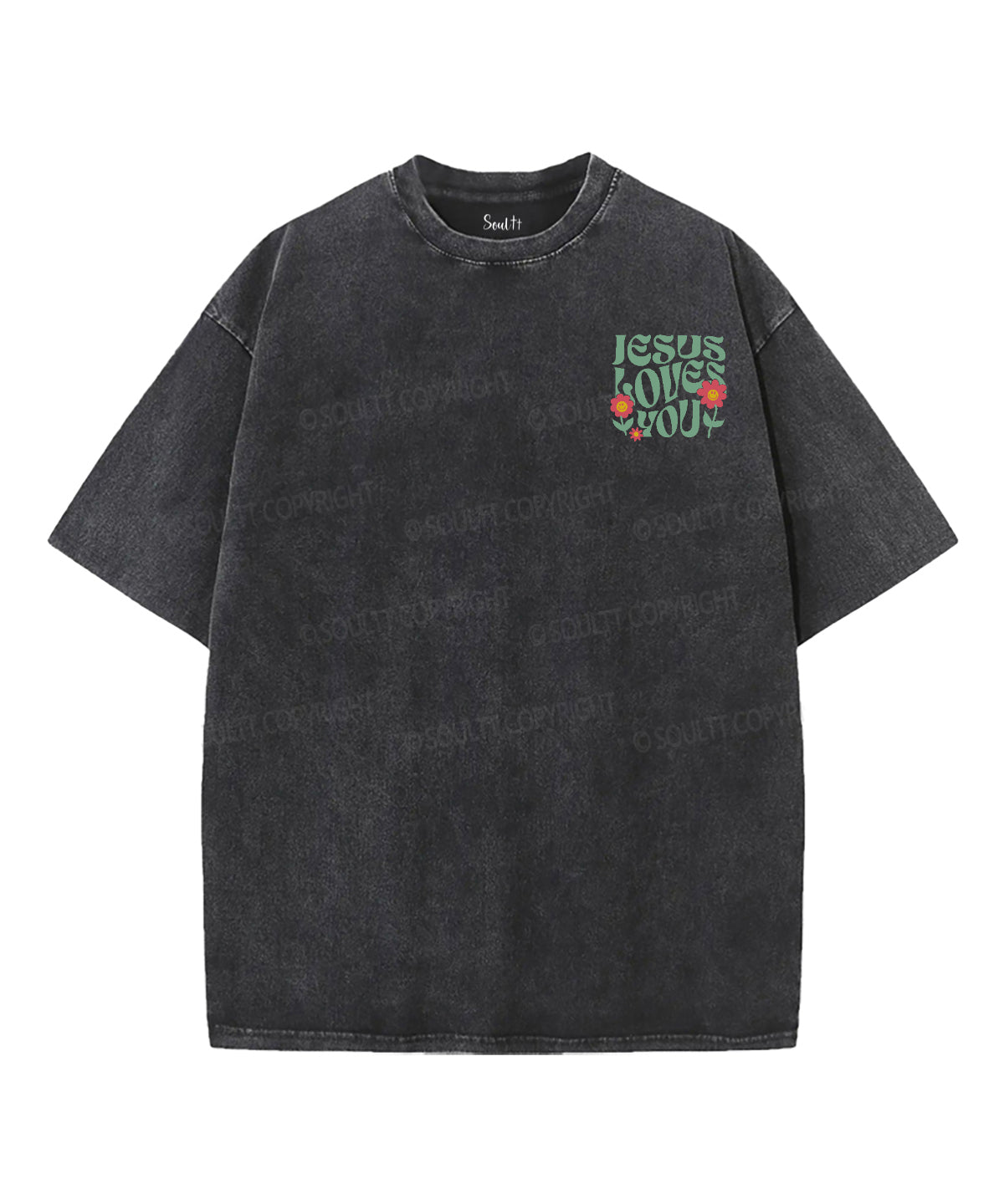 Jesus Love You Double Sided Washed Christian T-shirt Style001 Hoodie, Sweatshirt | CiraTrend.com (Image 4)