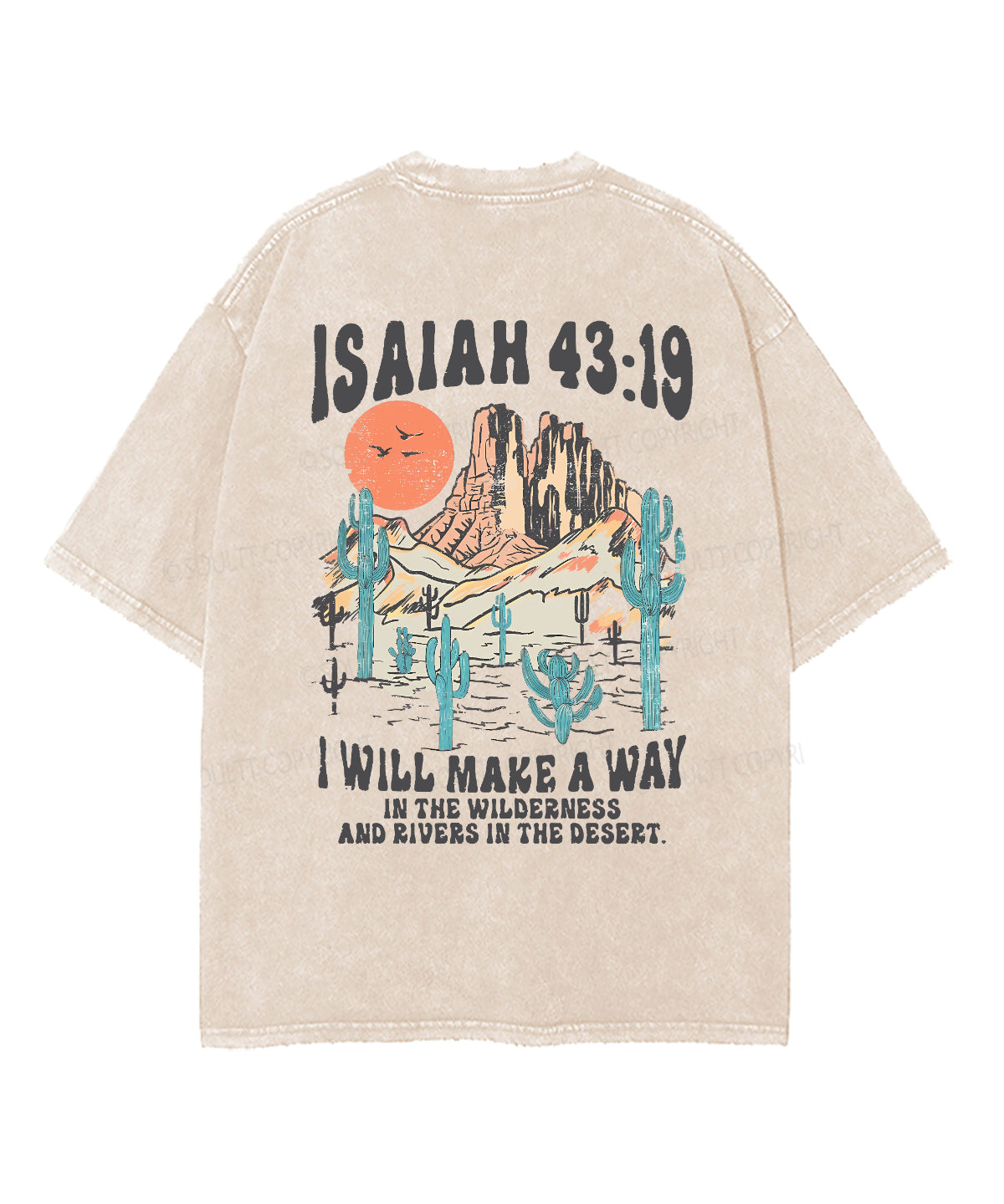 I Will Make Way Double Sided Washed Christian T-Shirts, Hoodie, Sweatshirt