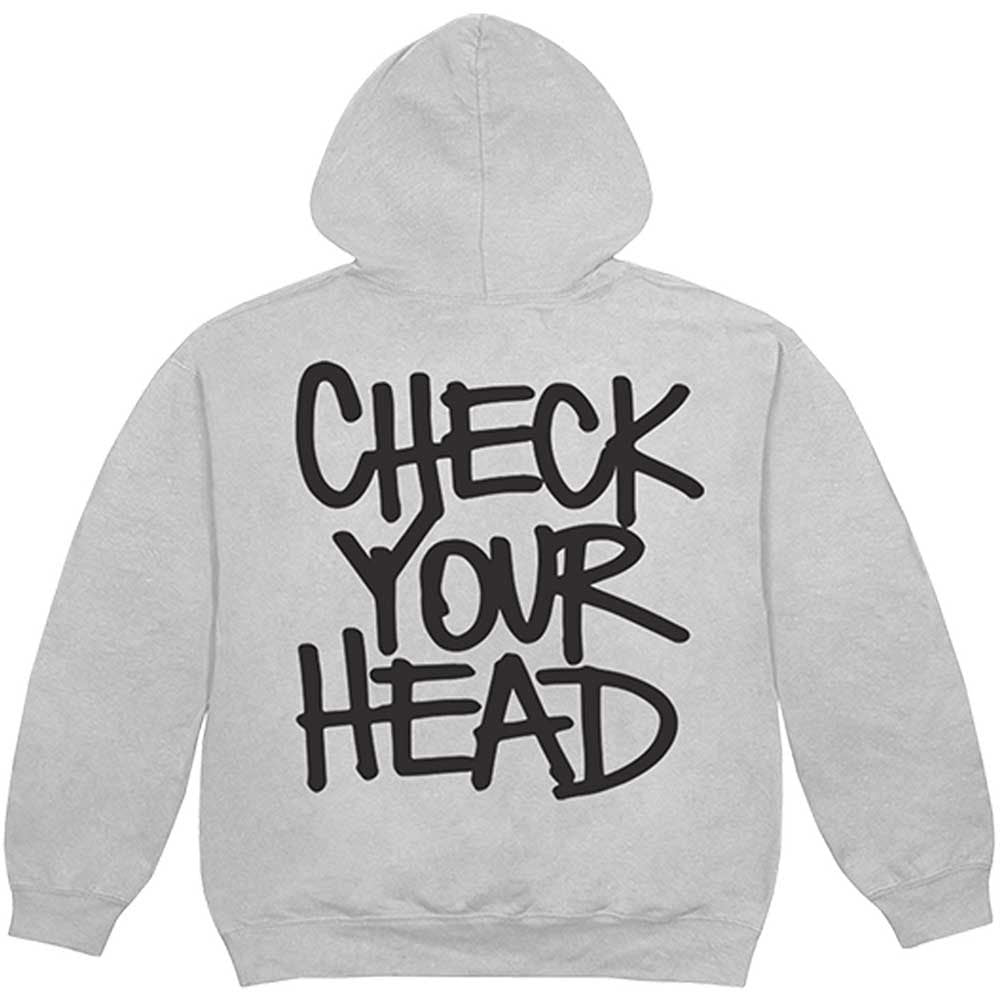 Check Your Head (Back Print) Hooded Sweatshirt T-Shirts, Hoodie | CiraTrend.com (Image 2)