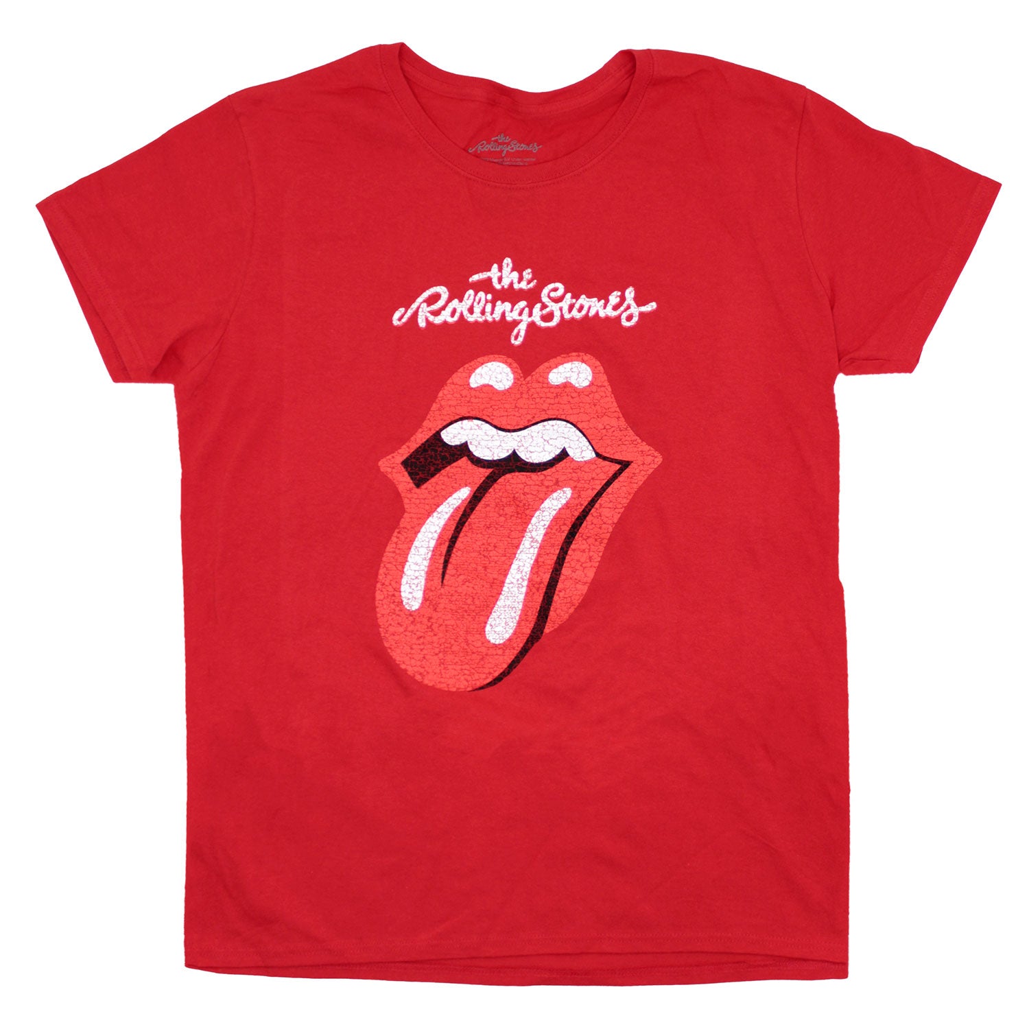 Cracked Logo & Tongue on Red Women's Tee Junior Top Hoodie, Sweatshirt | CiraTrend.com (Image 1)