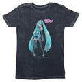 Black Mineral Wash Body Tee With Large Front Print Tie Dye T-shirt Hoodie, Sweatshirt | CiraTrend.com