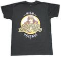 AC/DC Mens T-Shirt - Angus Guitar Player over Name High Voltage Hoodie, Sweatshirt | CiraTrend.com