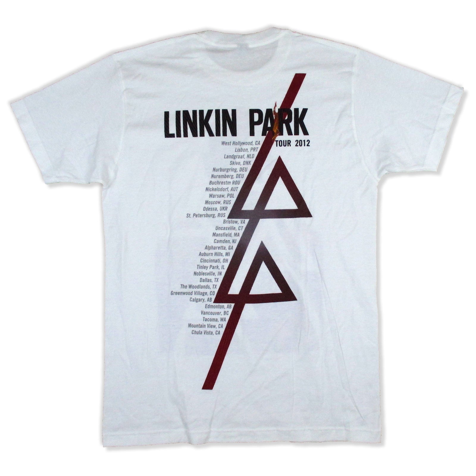 Burn It 2012 Tour T-shirt Hoodie, Sweatshirt | CiraTrend.com (Image 2)