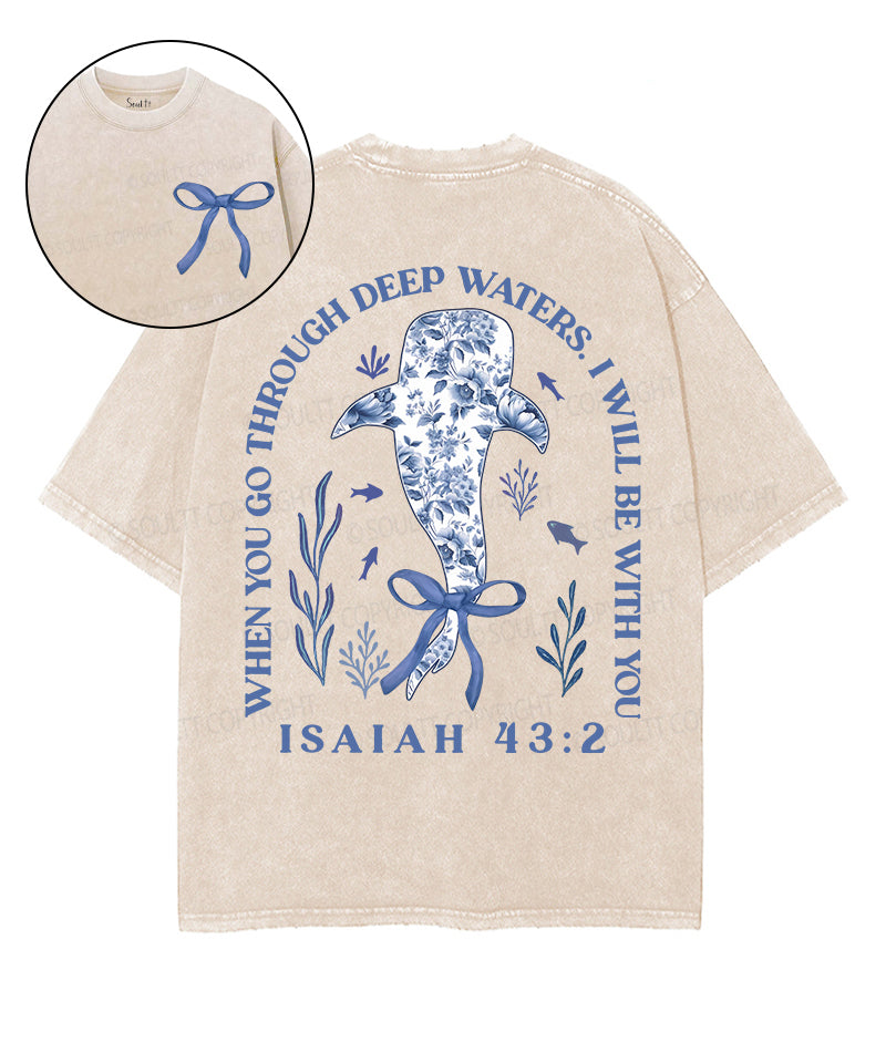 I Will Be With You Double Sided Unisex Washed Christian T-shirt Style027 Hoodie, Sweatshirt | CiraTrend.com (Image 1)