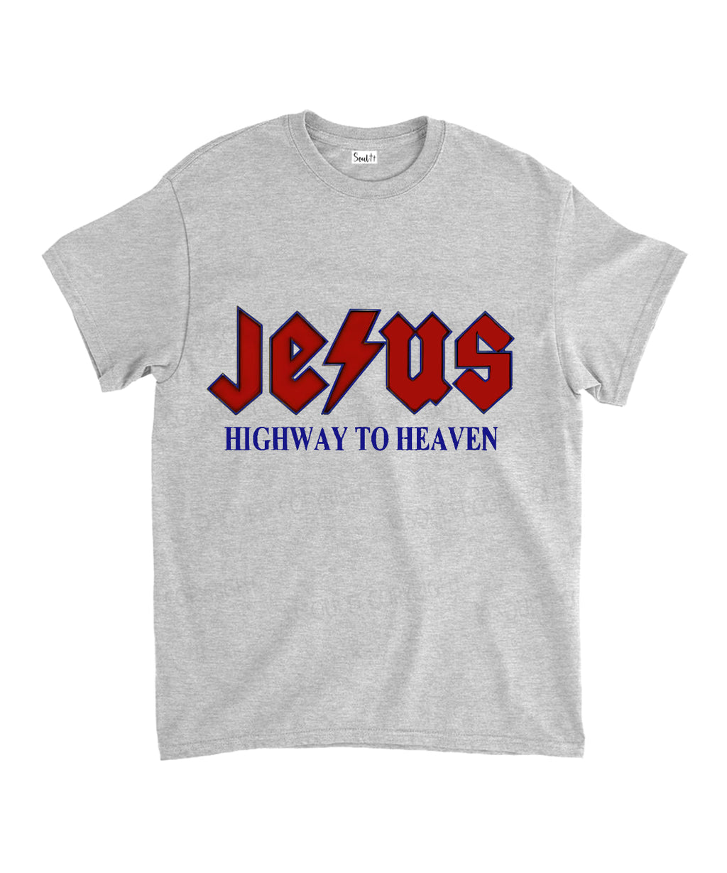 Highway to Heaven Unisex Cotton Christian T-Shirt Hoodie, Sweatshirt | CiraTrend.com (Image 4)