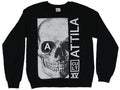 Attila Crewneck Sweatshirt - Big Skull Box With A Eye Image T-Shirts, Hoodie | CiraTrend.com