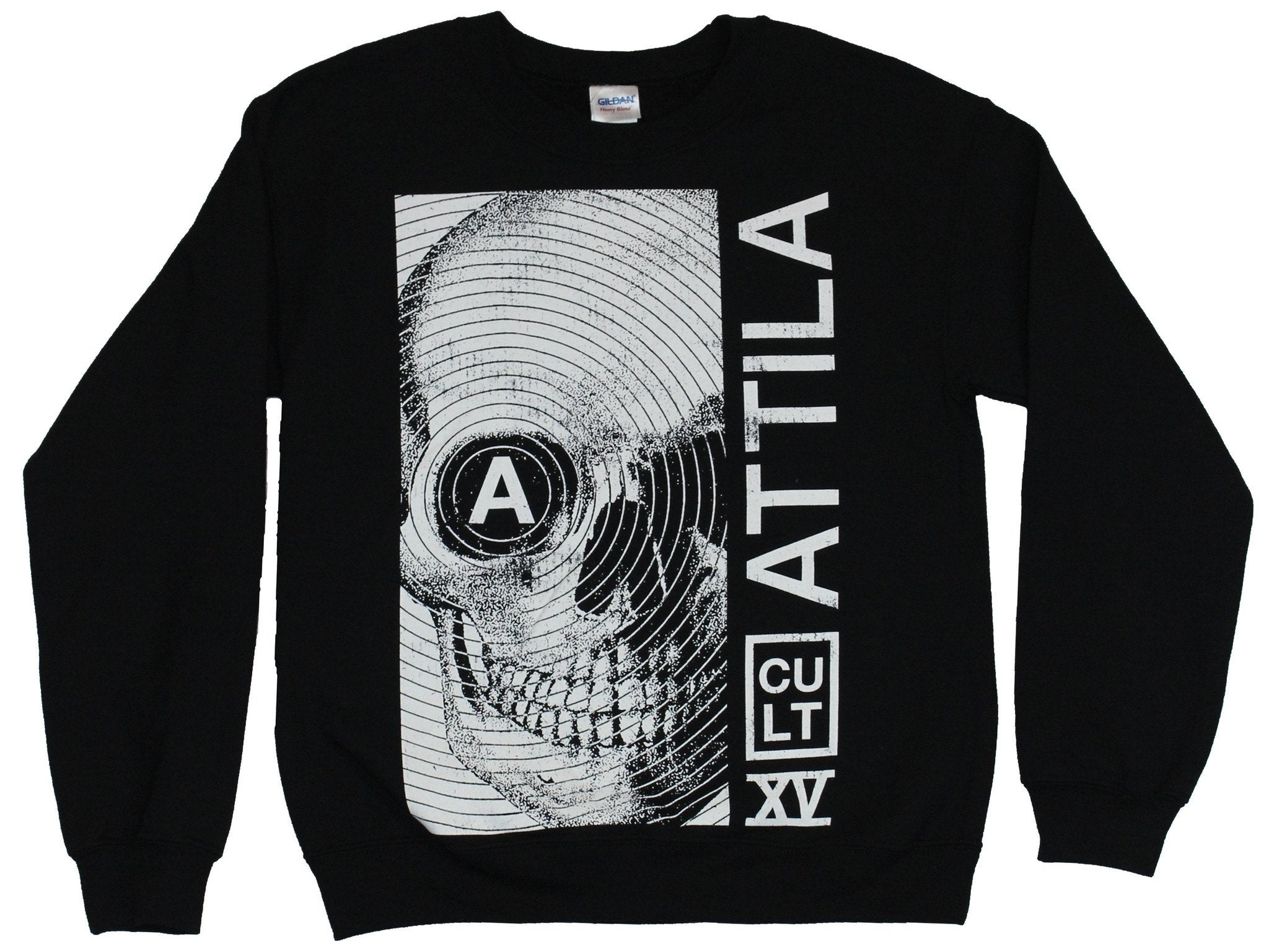 Attila Crewneck Sweatshirt - Big Skull Box With A Eye Image T-Shirts, Hoodie | CiraTrend.com