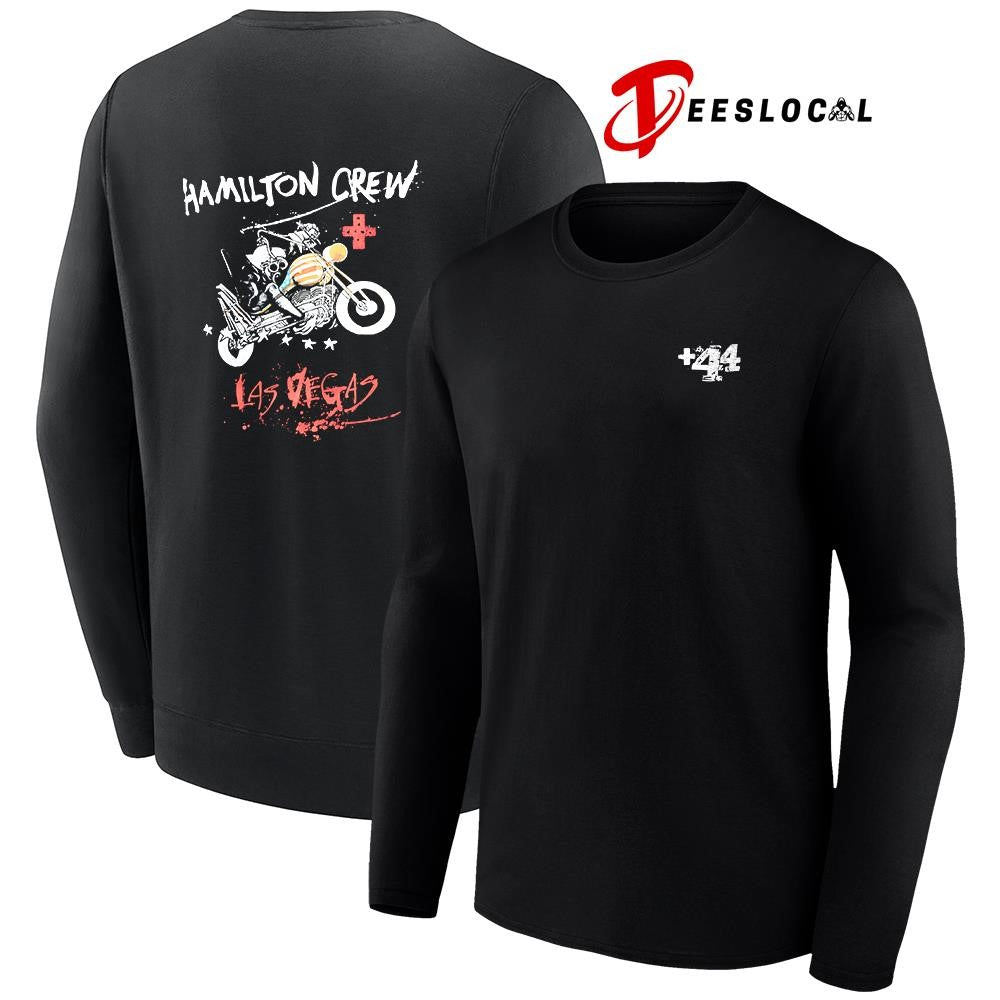 44 Hamilton Vegas moto ride graphic shirt
