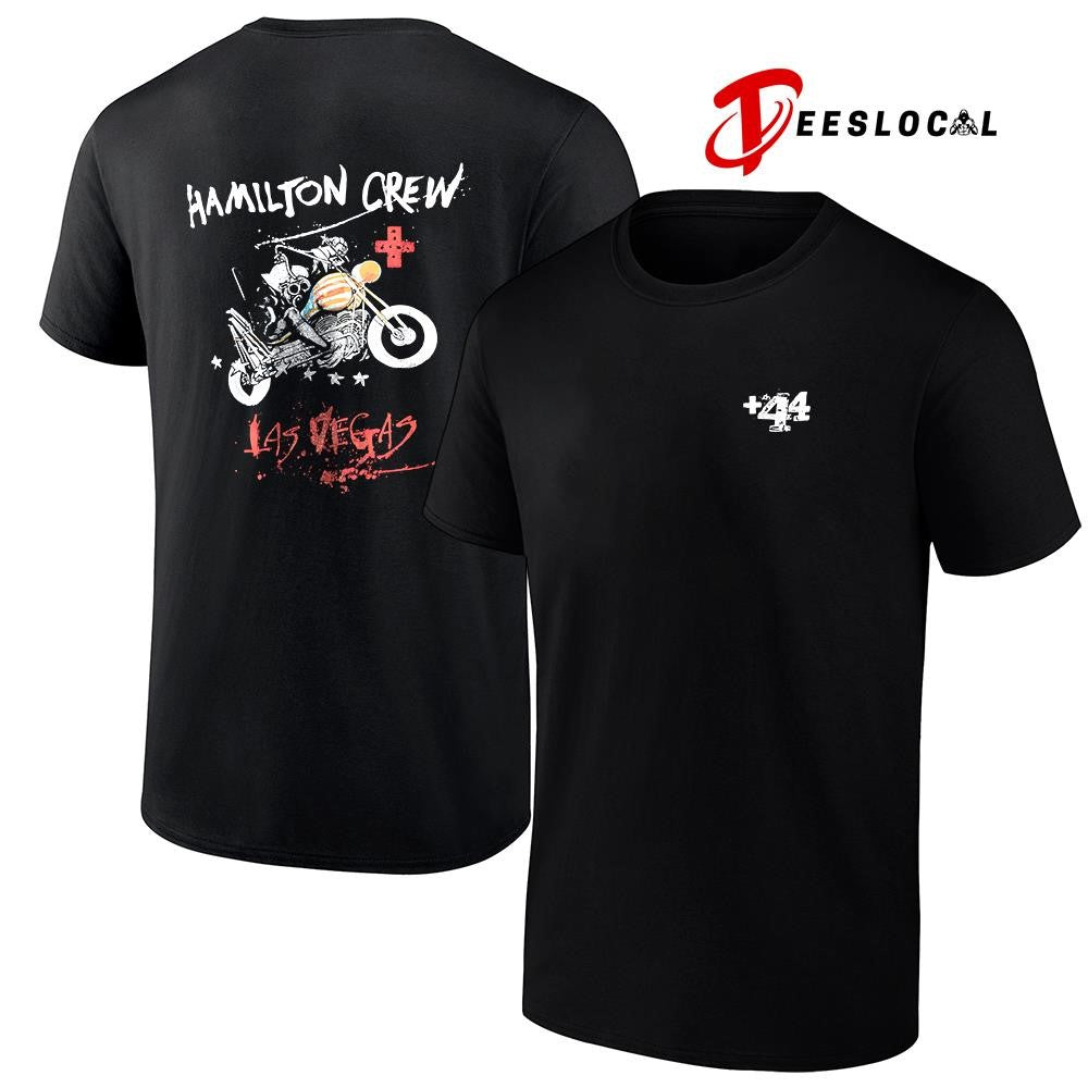 44 Hamilton Vegas moto ride graphic shirt