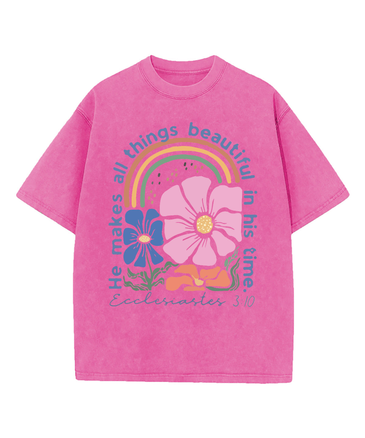 He Makes All Things Beautifyl Washed Christian T-Shirts, Hoodie, Sweatshirt