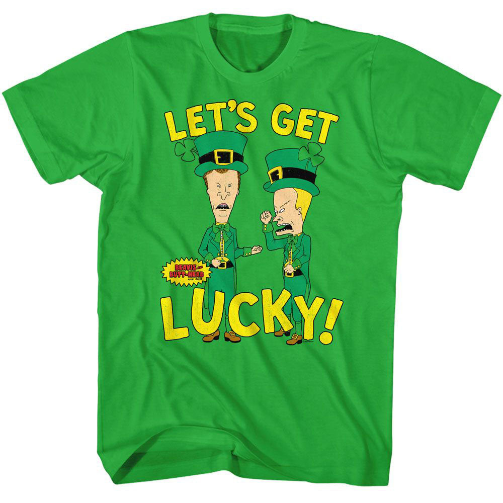 Beavis And Butthead Lets Get Lucky T-shirt Hoodie, Sweatshirt | CiraTrend.com