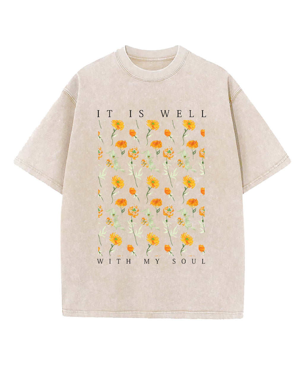 Is Well My Soul Washed Christian Style013 T-Shirts, Hoodie, Sweatshirt