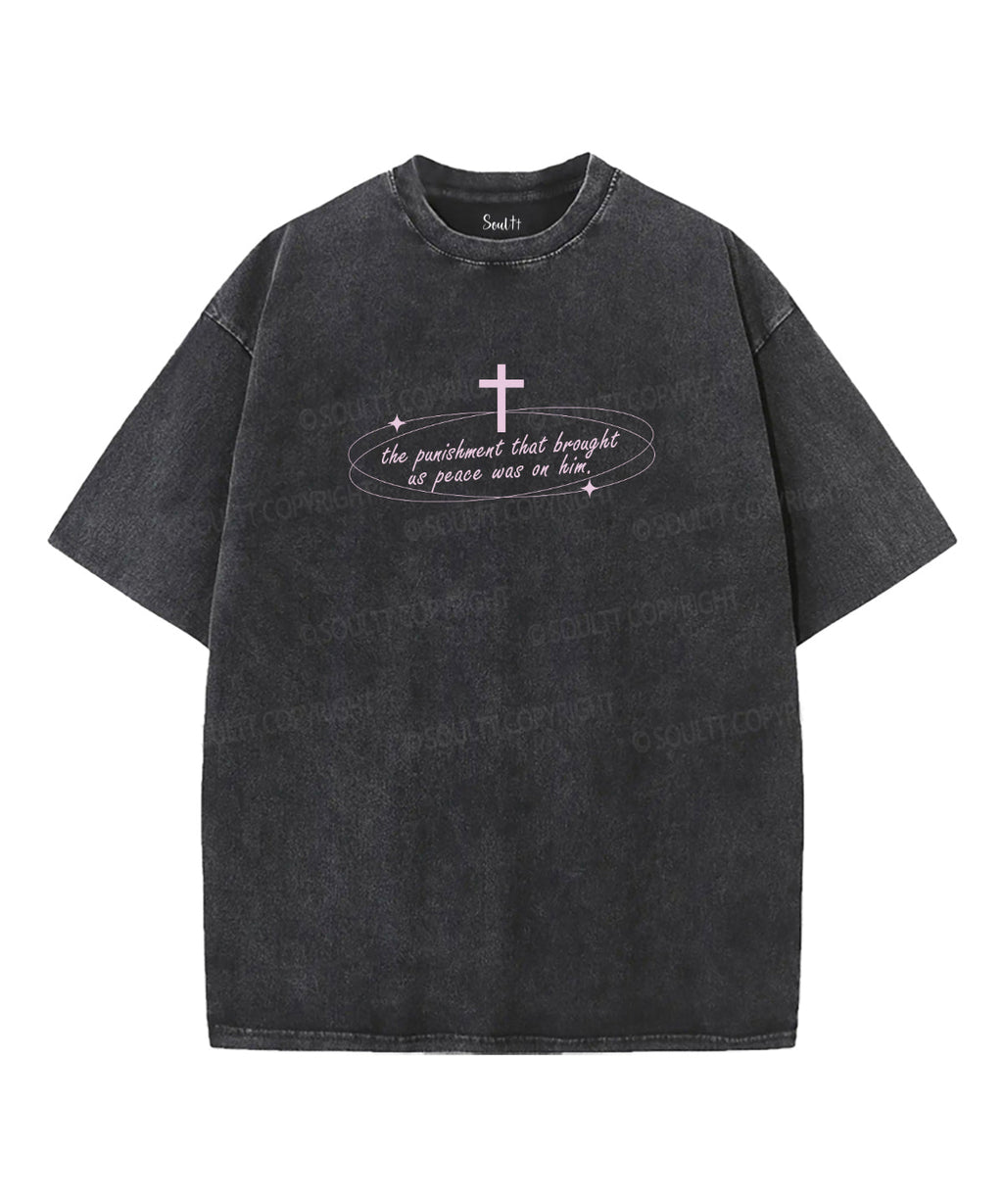 We Are Healed Double Sided Unisex Washed Christian T-shirt Hoodie, Sweatshirt | CiraTrend.com (Image 2)