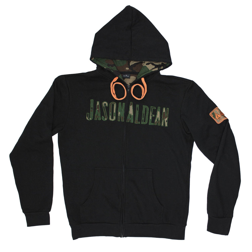 Camouflage Logo Zippered Hooded Sweatshirt T-Shirts, Hoodie | CiraTrend.com (Image 1)