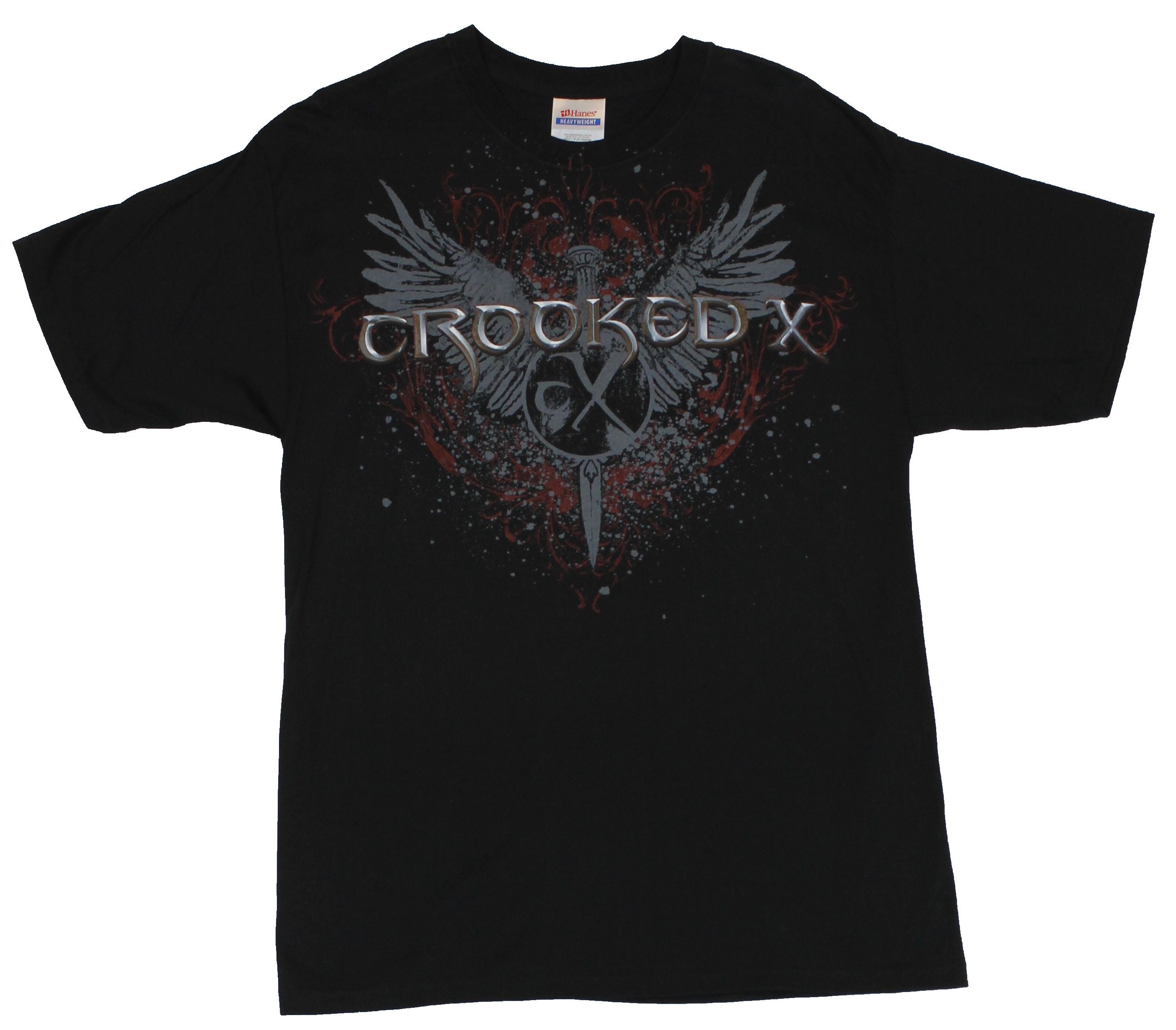 Crooked X Crest Logo [] T-Shirts, Hoodie, Sweatshirt
