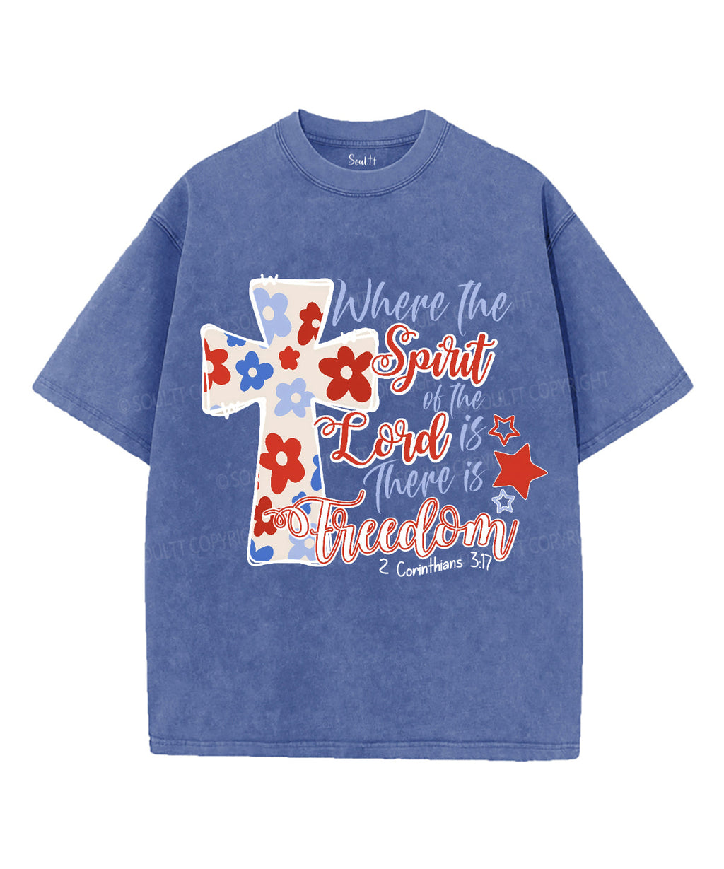 There Is Freedom Washed Christian Style004 T-Shirts, Hoodie, Sweatshirt