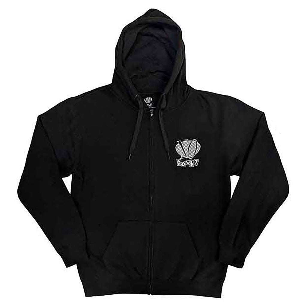 Checker Logo Zippered Hooded Sweatshirt T-Shirts, Hoodie | CiraTrend.com (Image 1)
