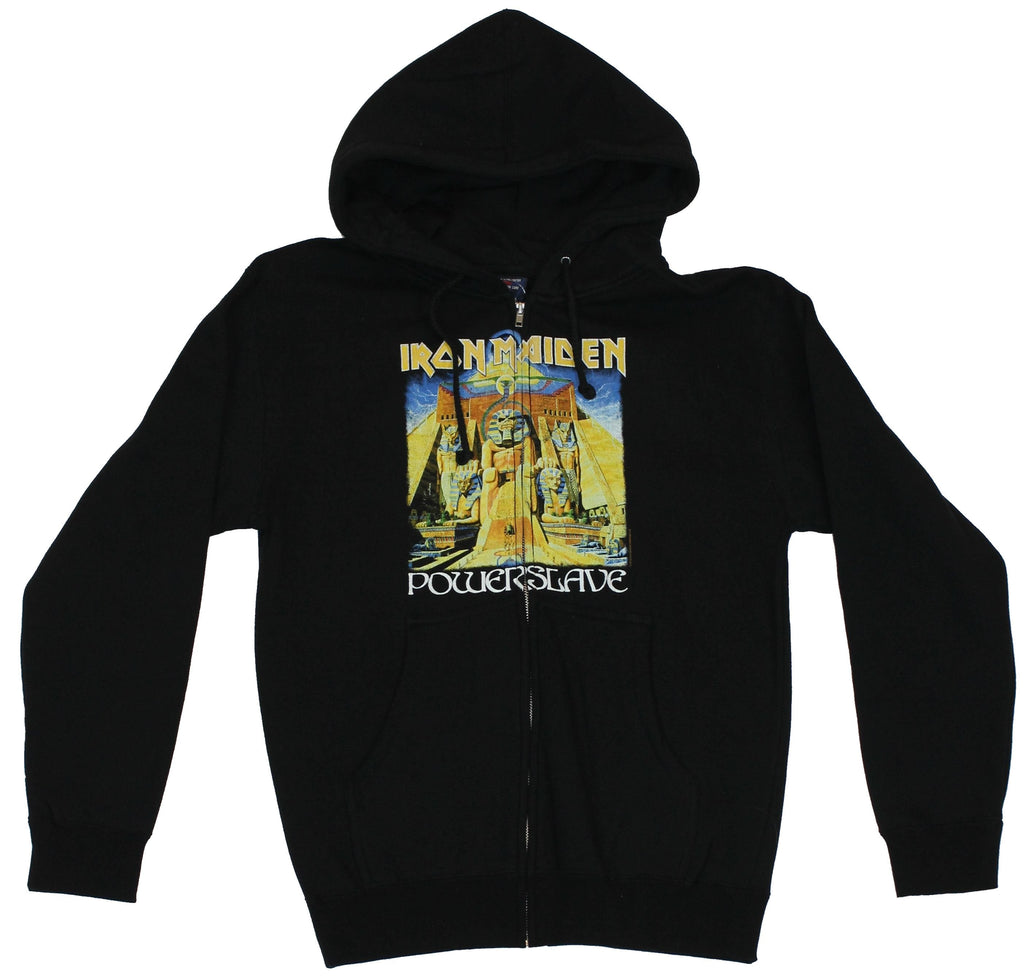 Iron Maiden Mens Zip Up Hoodie Sweatshirt - Power Slave Egypt & World Slavery T-Shirts | CiraTrend.com (Image 1)
