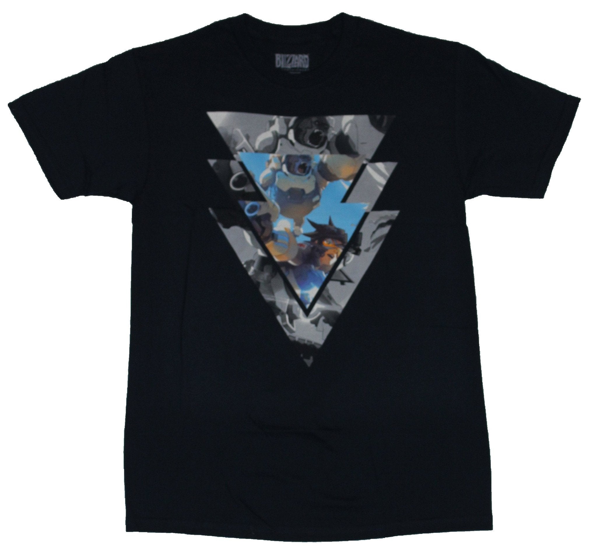 Overwatch Mens T-Shirt - For the Good Battling Triangle Game Images Hoodie, Sweatshirt | CiraTrend.com (Image 2)