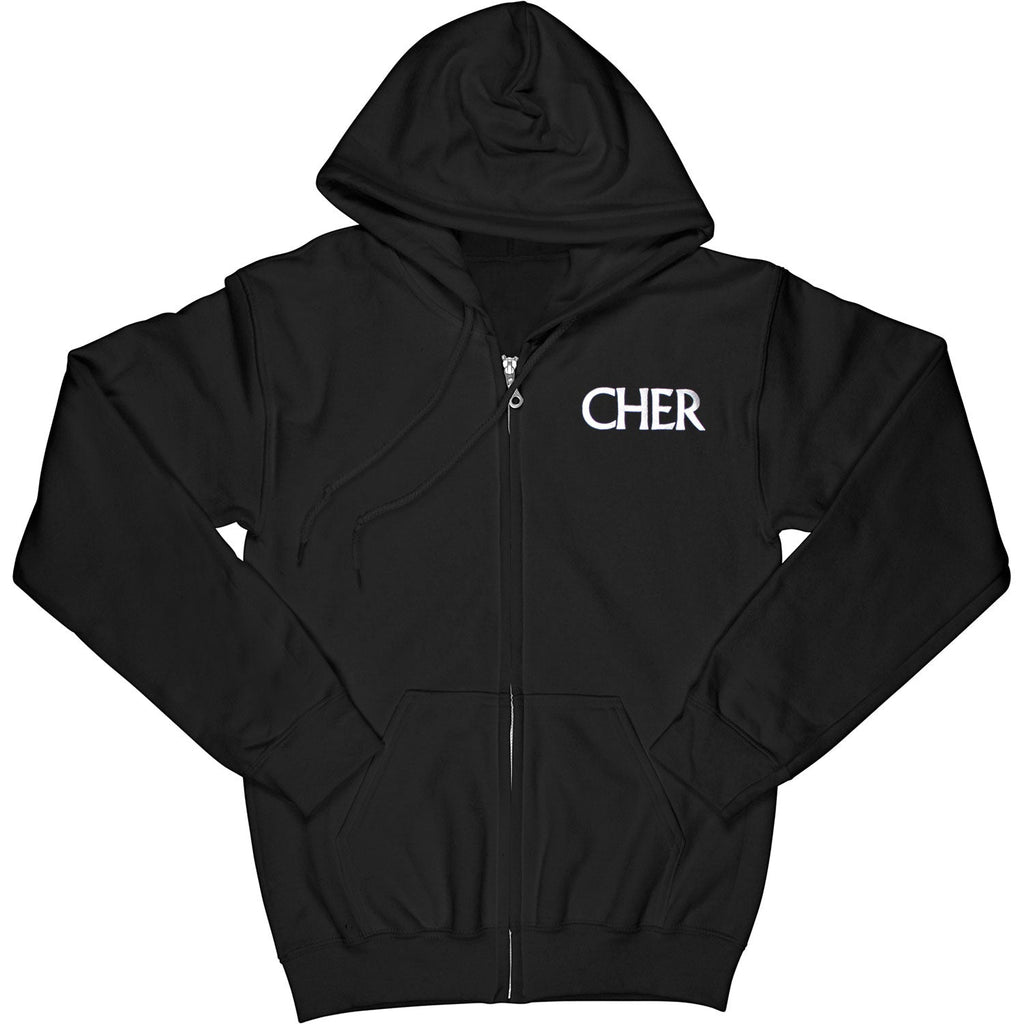 Classic Cher Residency MGM Theater 2017 Zippered Hooded Sweatshirt T-Shirts, Hoodie | CiraTrend.com (Image 1)