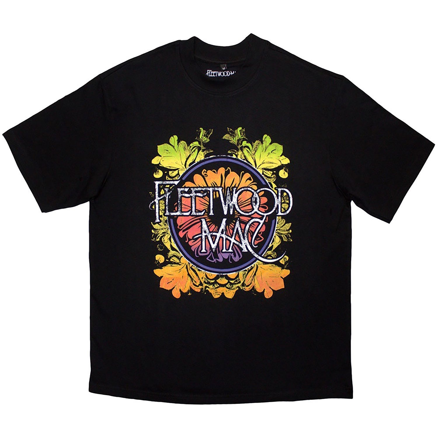 Circle Floral Logo Oversized Boxy Tee Vintage T-shirt Hoodie, Sweatshirt | CiraTrend.com (Image 1)