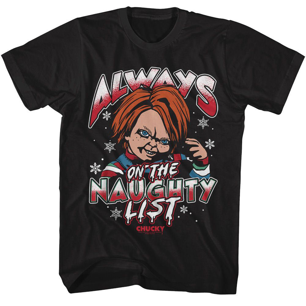 Chucky Naughty List T-shirt Hoodie, Sweatshirt | CiraTrend.com