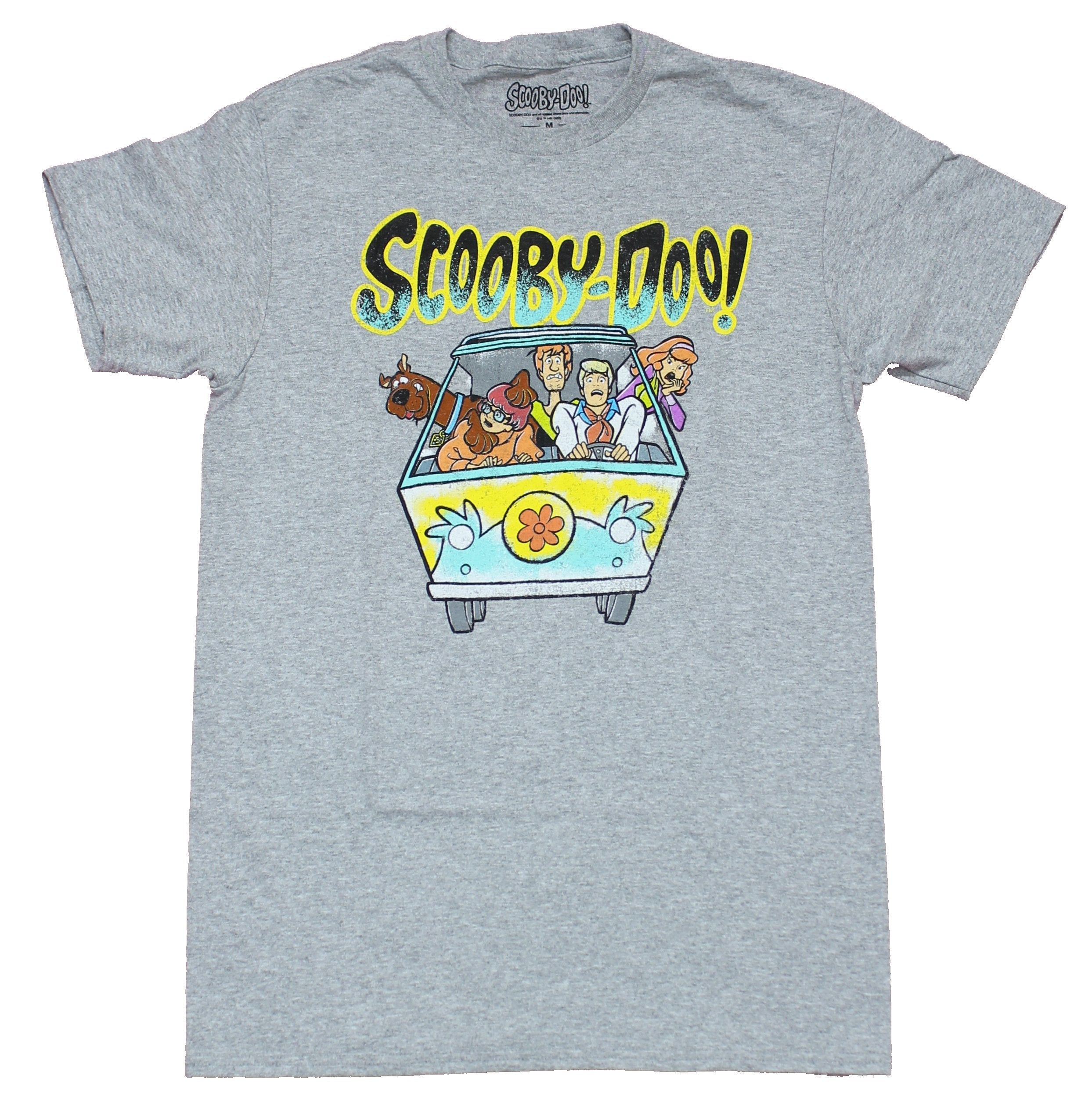 Scooby Doo Mens T-Shirt - Packed Mystery Machine Worried Gang Hoodie, Sweatshirt | CiraTrend.com