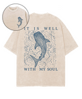 Is Well My Soul Double Sided Washed Christian Style015 T-Shirts, Hoodie, Sweatshirt