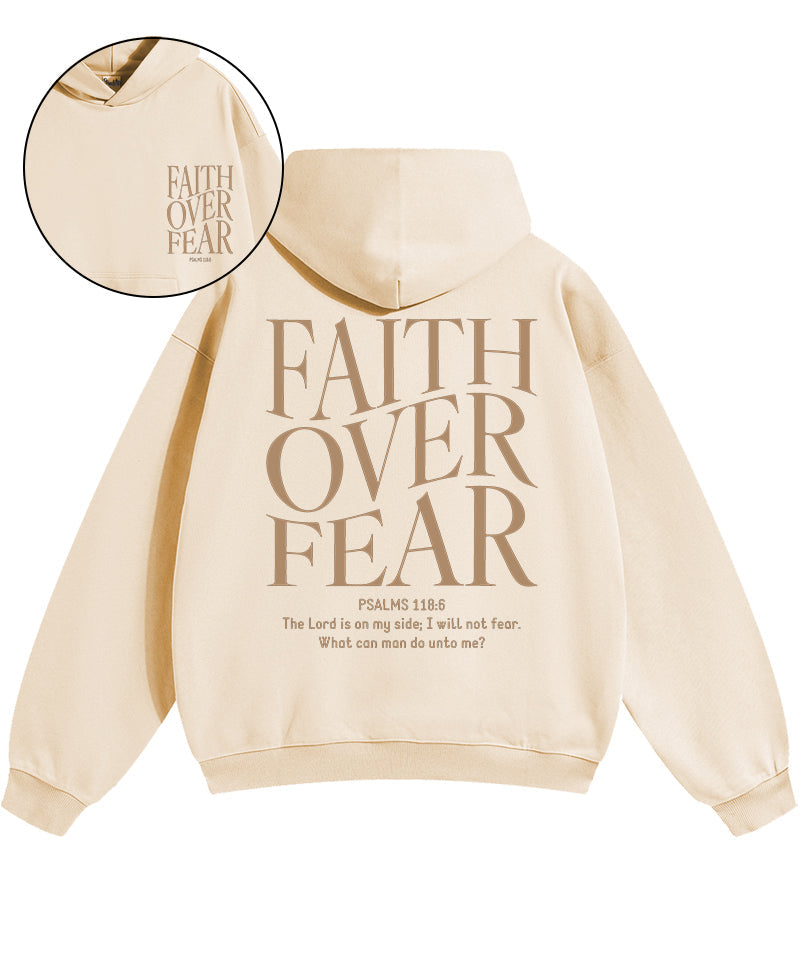 Faith Over Fear Double Sided Cotton Christian Style001 T-Shirts, Hoodie, Sweatshirt