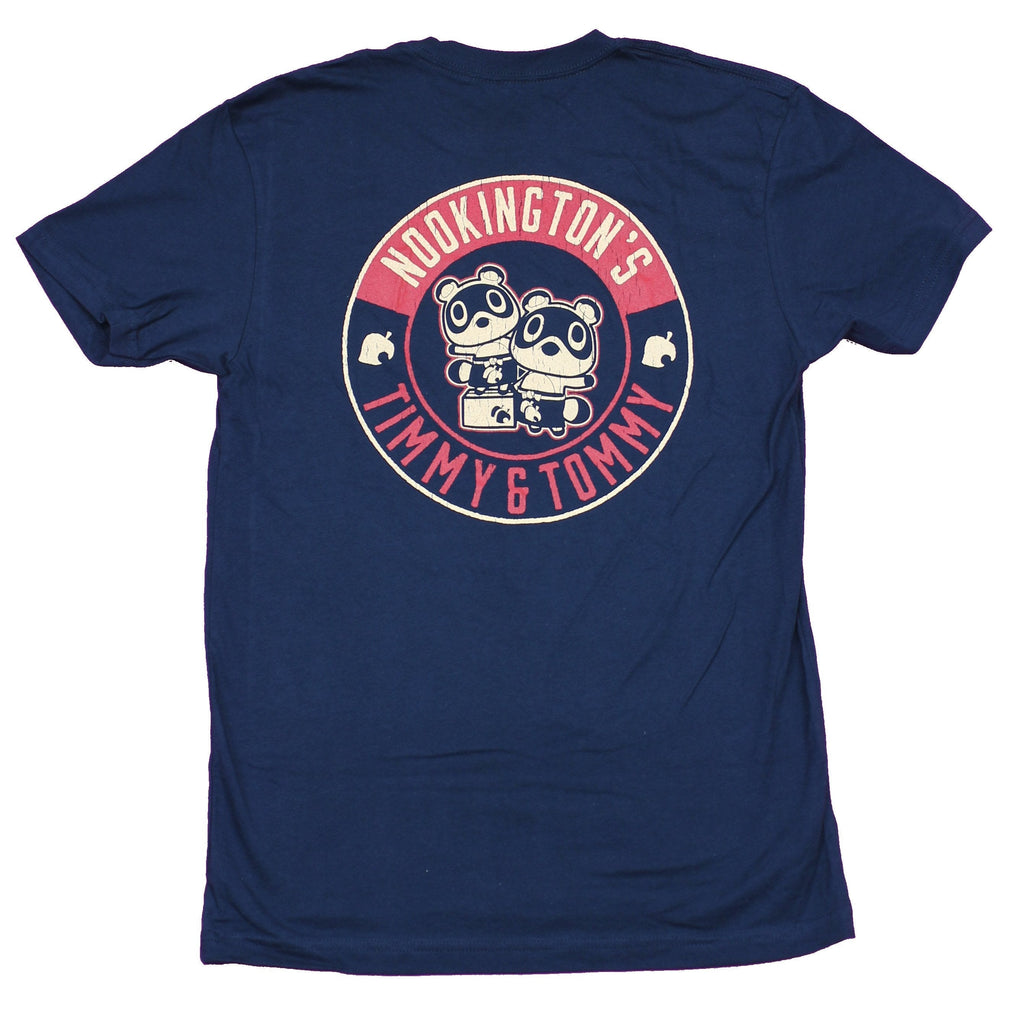 Animal Crossing Mens T-Shirt -  Nookington's Timmy & Tommy Circle Lapel Back Hoodie, Sweatshirt | CiraTrend.com (Image 2)
