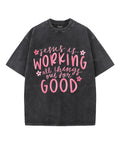 Jesus Is Working Washed Christian T-Shirts, Hoodie, Sweatshirt