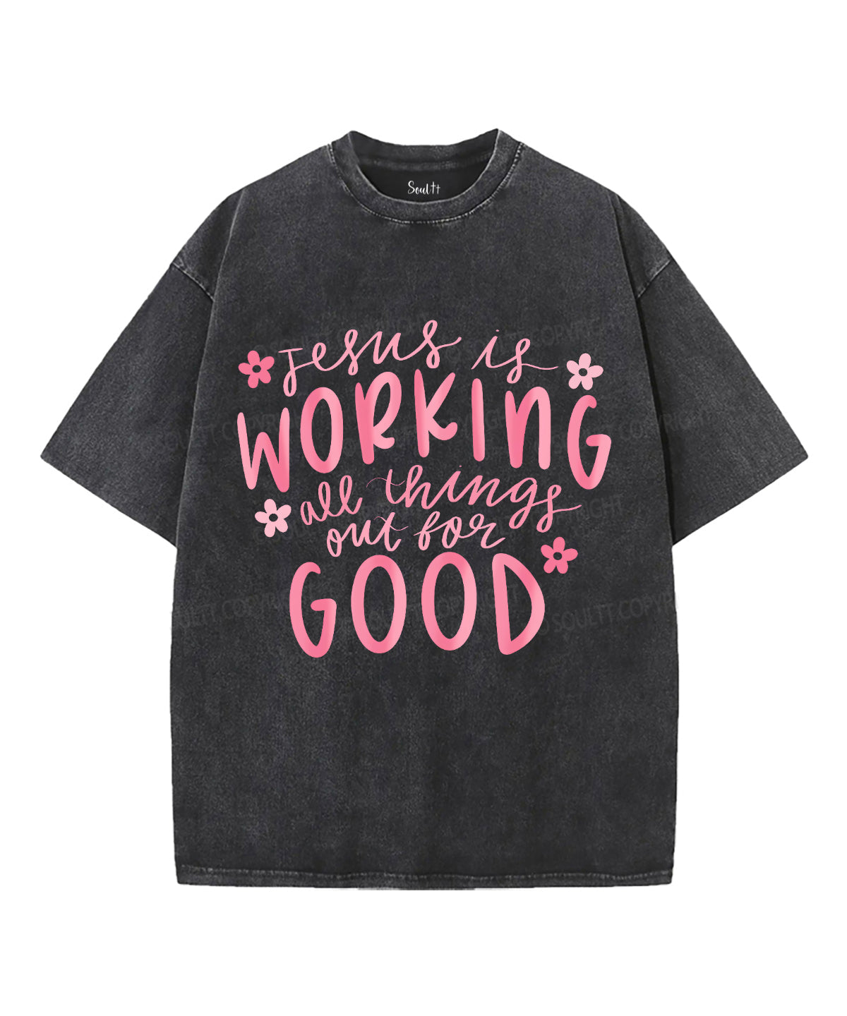 Jesus Is Working Washed Christian T-Shirts, Hoodie, Sweatshirt