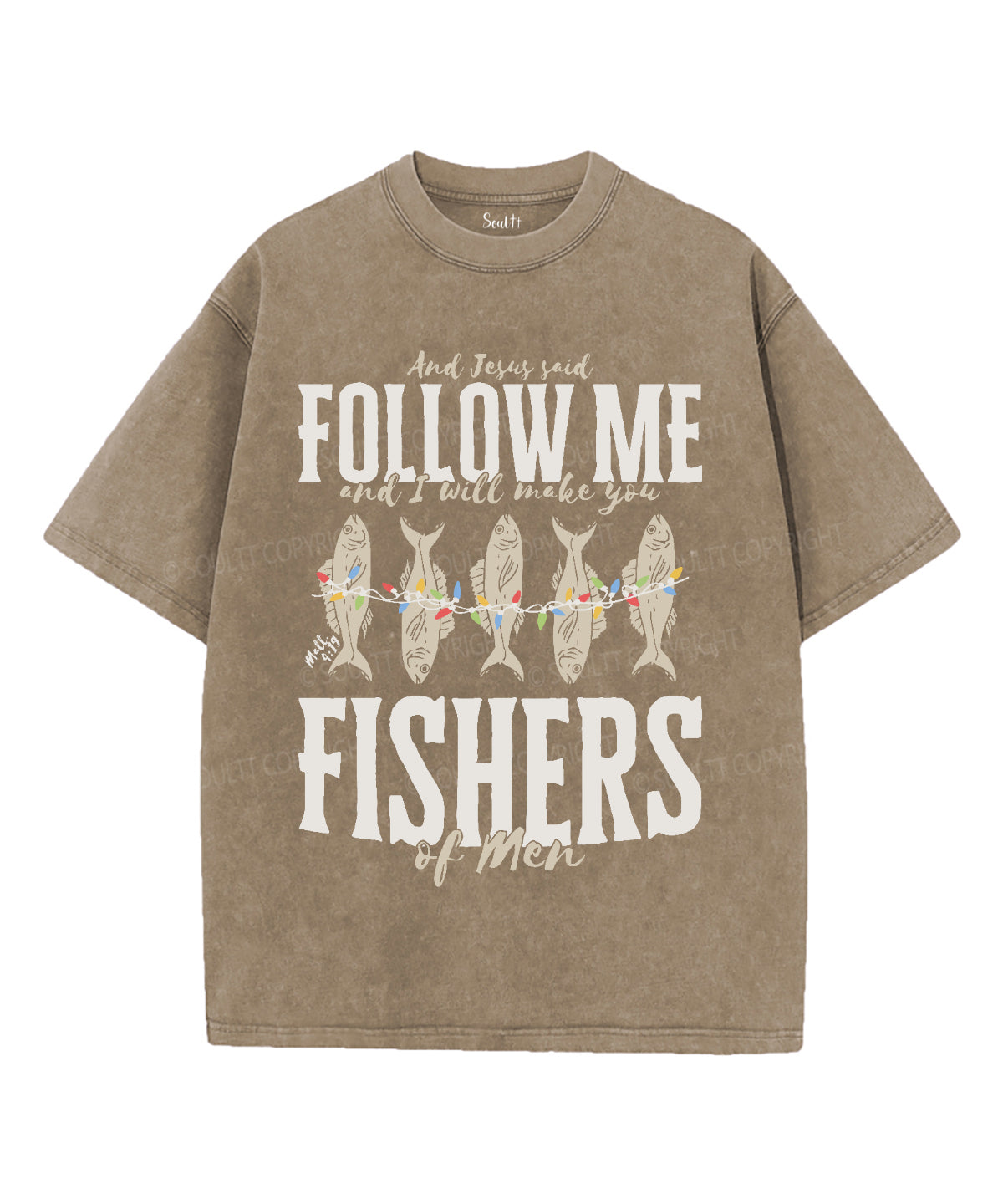 Follow Me Washed Christian T-shirt Hoodie, Sweatshirt | CiraTrend.com (Image 5)