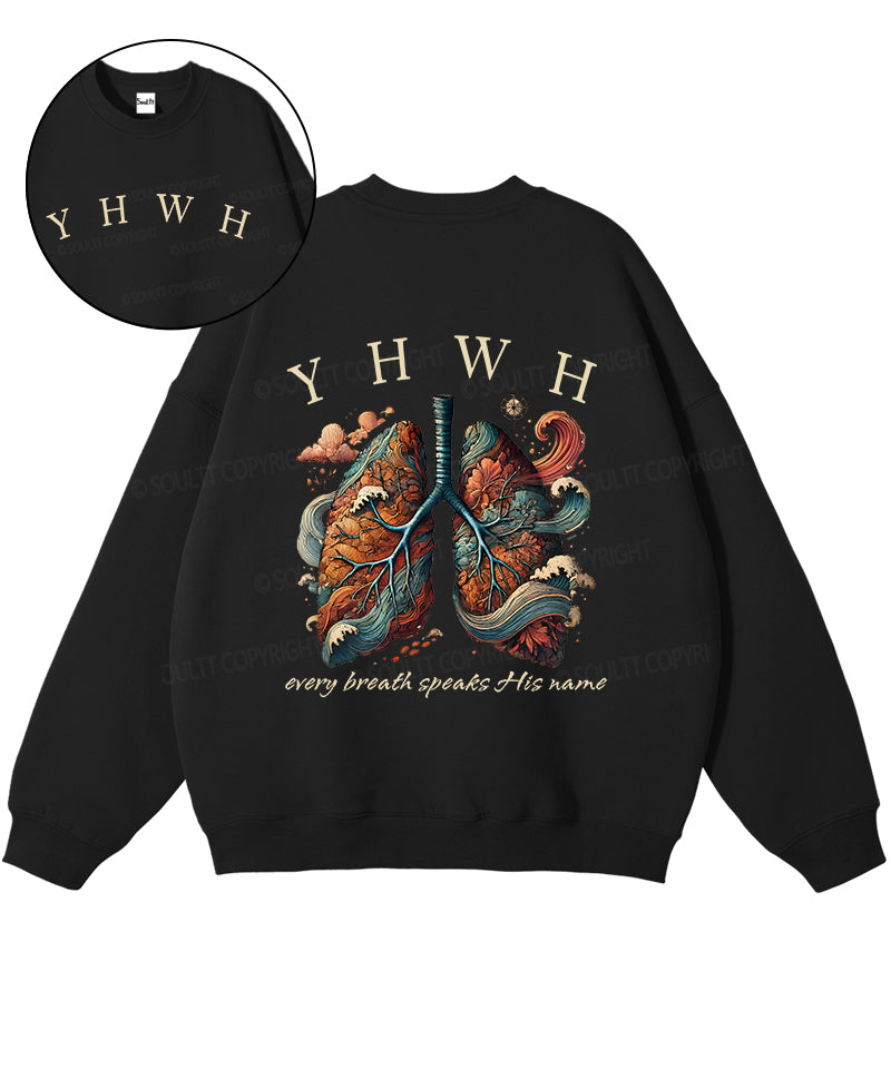 Every Breath Speaks His Name Cotton Christian Sweatshirt T-Shirts, Hoodie | CiraTrend.com (Image 2)