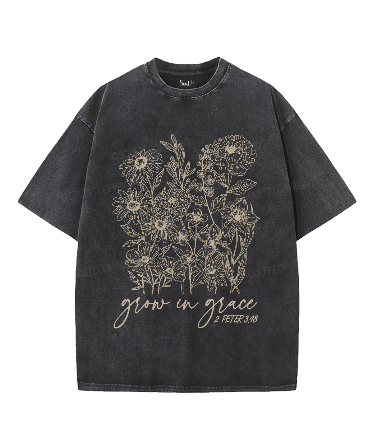 Grow Grace Washed Christian Style003 T-Shirts, Hoodie, Sweatshirt