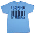 Hanukkah Mens T-Shirt  -I Adore Ah My Menorah Hoodie, Sweatshirt | CiraTrend.com